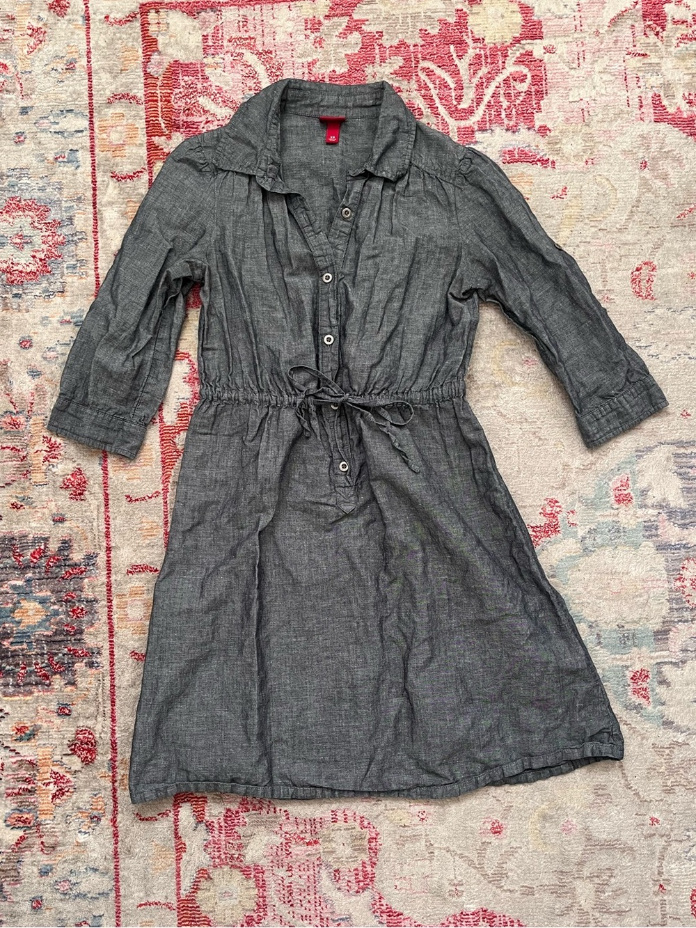 Cotton and linen dress